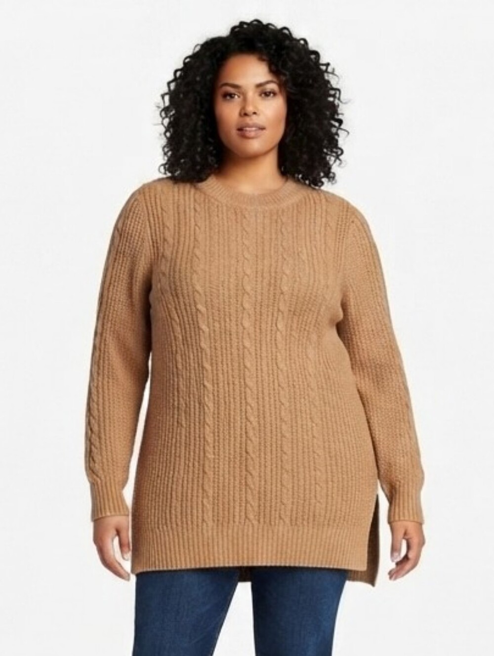 NWT Crown & Ivy Cable Knit Sweater